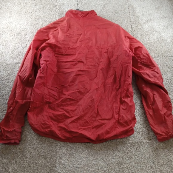 Vtg Patagonia Jacket Mens Large‎ Red Lightweight Windbreaker Nylon Fleece 90s* - Picture 11 of 12